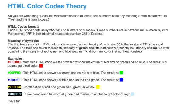 colourHexaDecimalExplained